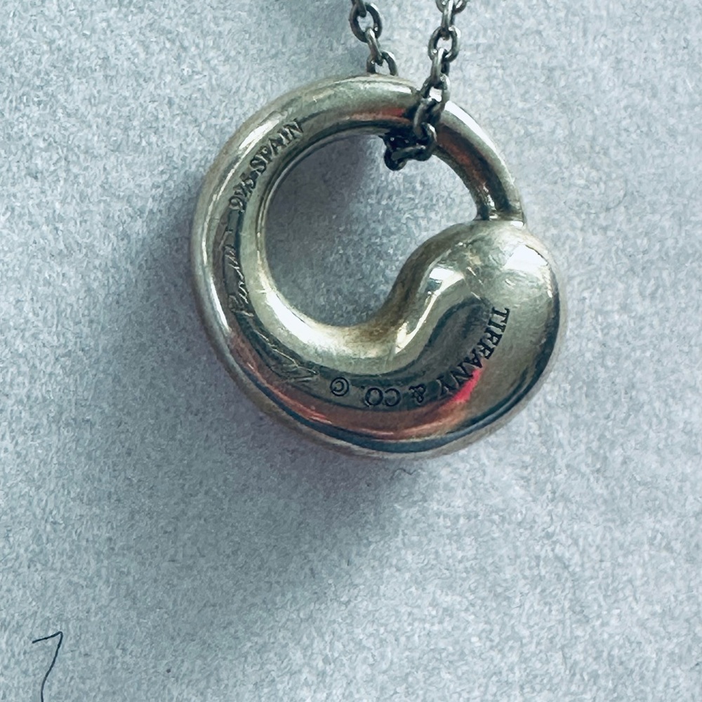 Tiffany & Co. Sterling Silver Elsa Peretti Eternal circle Necklace - Silver - Picture 6 of 6
